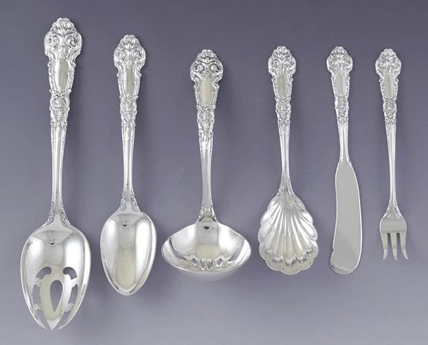 Fab Reed Barton Sterling Silver French Renaissance 39pc Flatware Set Serves 8 - 5