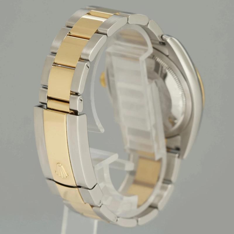 MINT Rolex DateJust Oyster Two Tone Yellow Gold Steel Black Tuxedo 36mm 116233 - 6