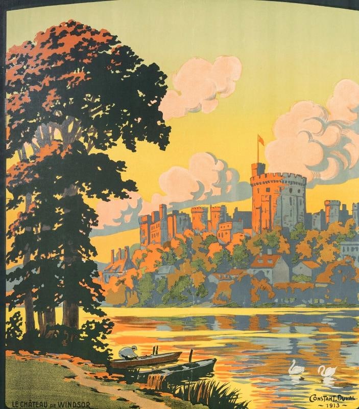 Original Poster - Constant Duval - Paris London - Brighton - England - 1913 - 2