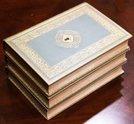 1902 Peveril of the Peak by Sir Walter Scott Fine Leather Bindings - 3