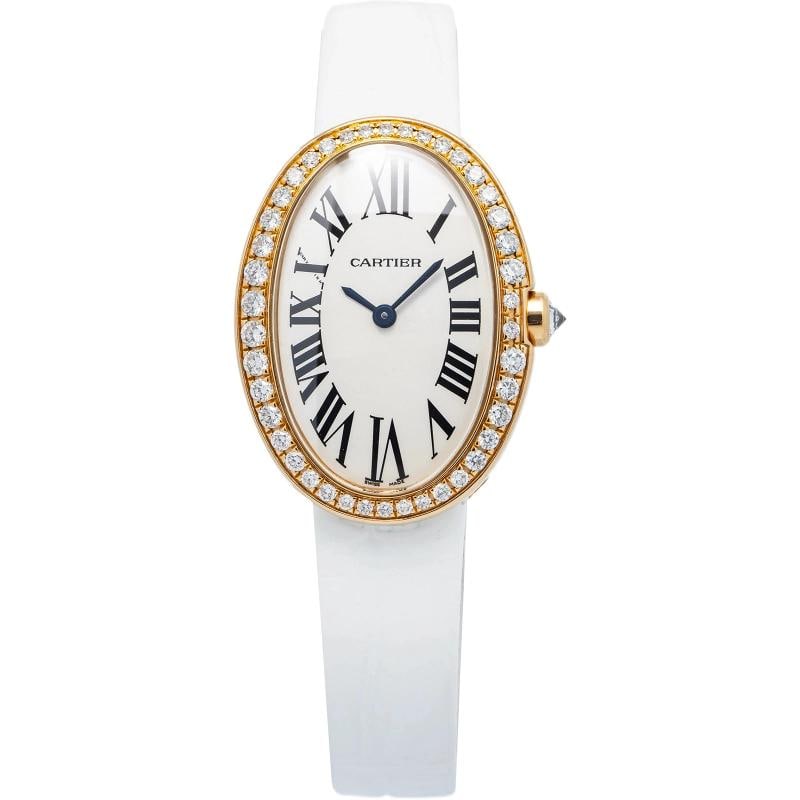 Cartier Baignoire W8000007 2018 Papers Strap 18k Red Gold White Roman 31.6x24.5: Case Size 31.6x24.5mm Wrist Fit 6.75mm Box No Papers Yes Condition Ã¢â‚¬â€ Good Full Specifications SKU Cartier#1665 Brand Cartier Model Baignoire Reference 