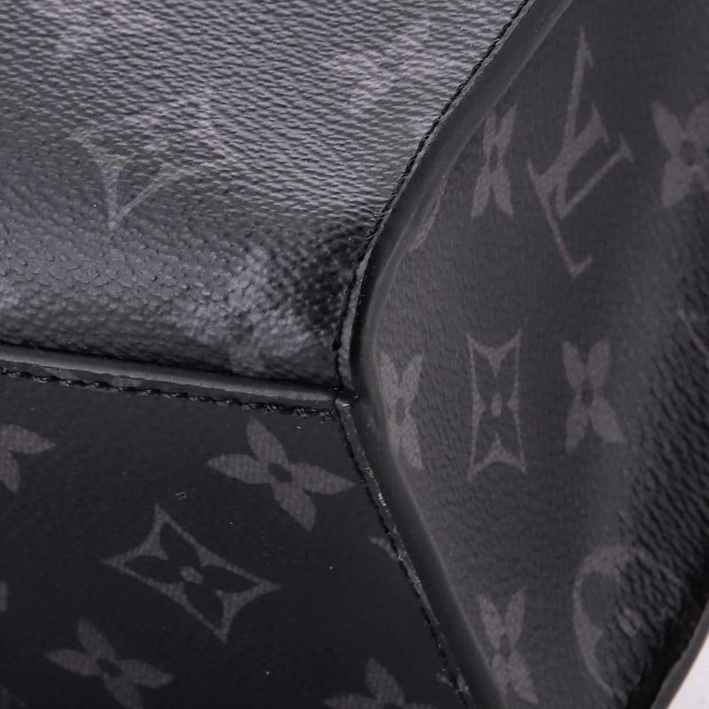 Louis Vuitton Sac Plat Zipper Tote Monogram Eclipse Canvas Horizontal - 6