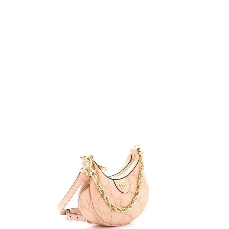 Gucci Half Moon Hobo GG Matelasse Leather Mini - 2