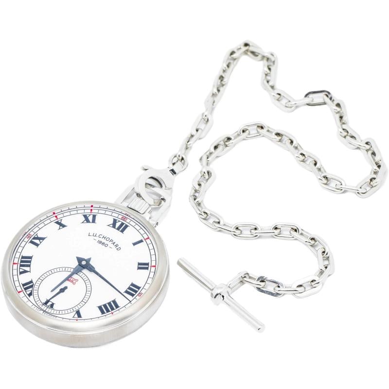 Chopard The Tribute 1635000 w/Box Strap Or Pocket WG White Roman Manual 50mm - 2