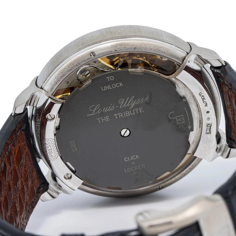 Chopard The Tribute 1635000 w/Box Strap Or Pocket WG White Roman Manual 50mm - 6
