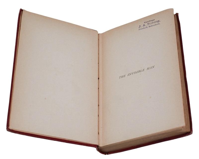 The Invisible Man ~ by H. G. WELLS ~ First Edition ~ 1st Printing 1897 - 6
