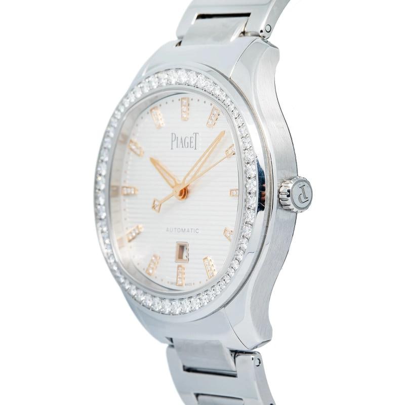Piaget Polo Date GOA46019 Complete Bracelet Stainless Steel White Index 36mm - 3