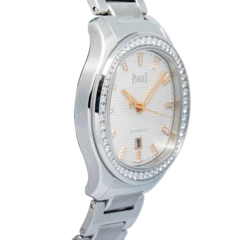 Piaget Polo Date GOA46019 Complete Bracelet Stainless Steel White Index 36mm - 4