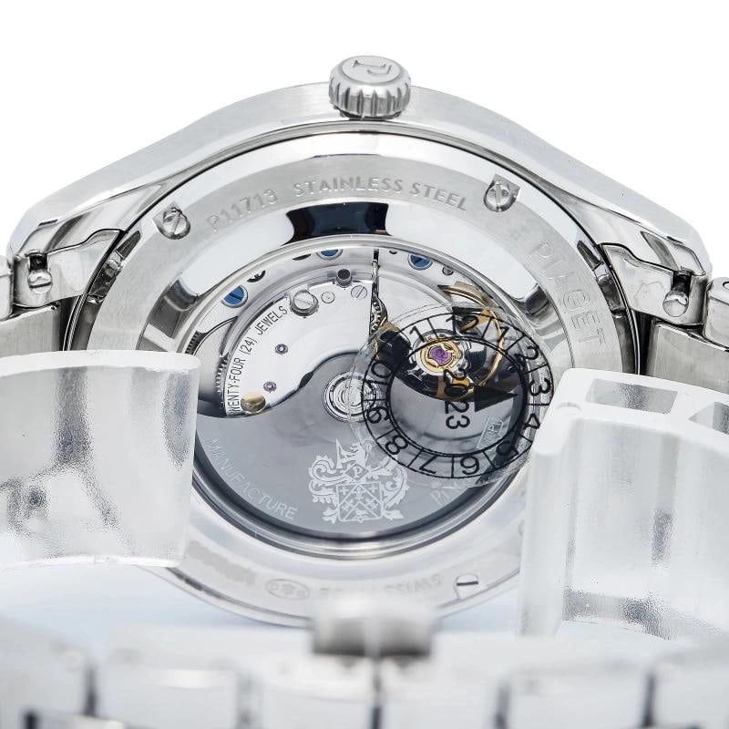 Piaget Polo Date GOA46019 Complete Bracelet Stainless Steel White Index 36mm - 6