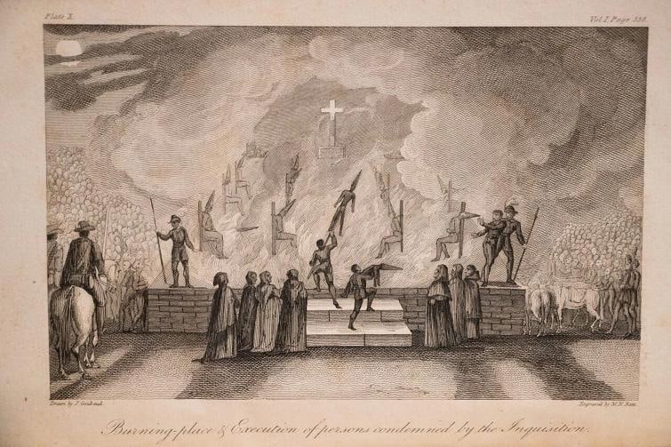 1816 The INQUISITION UNMASKED First Edition Fine Leather Bindings Illustrated - 10