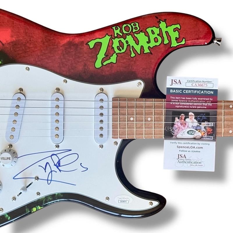 Rob Zombie Signed Custom Guitar (JSA) - 2