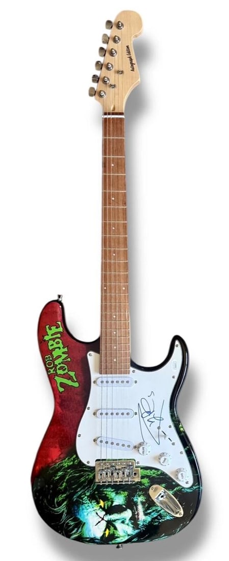 Rob Zombie Signed Custom Guitar (JSA) - 3