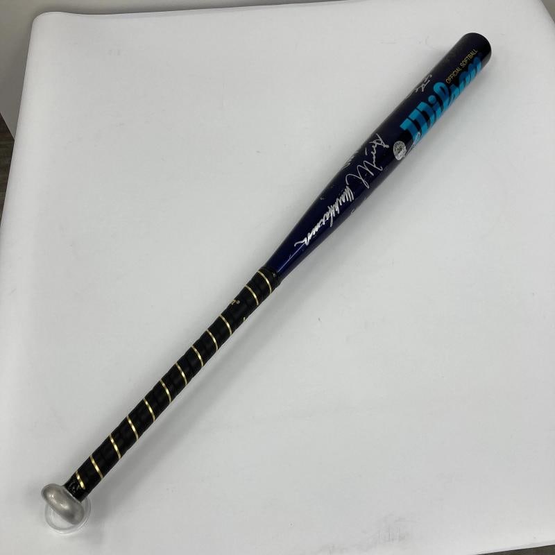Michael Jordan 1993 Michael Jordan's Air Force Team Signed Baseball Bat Beckett - 3