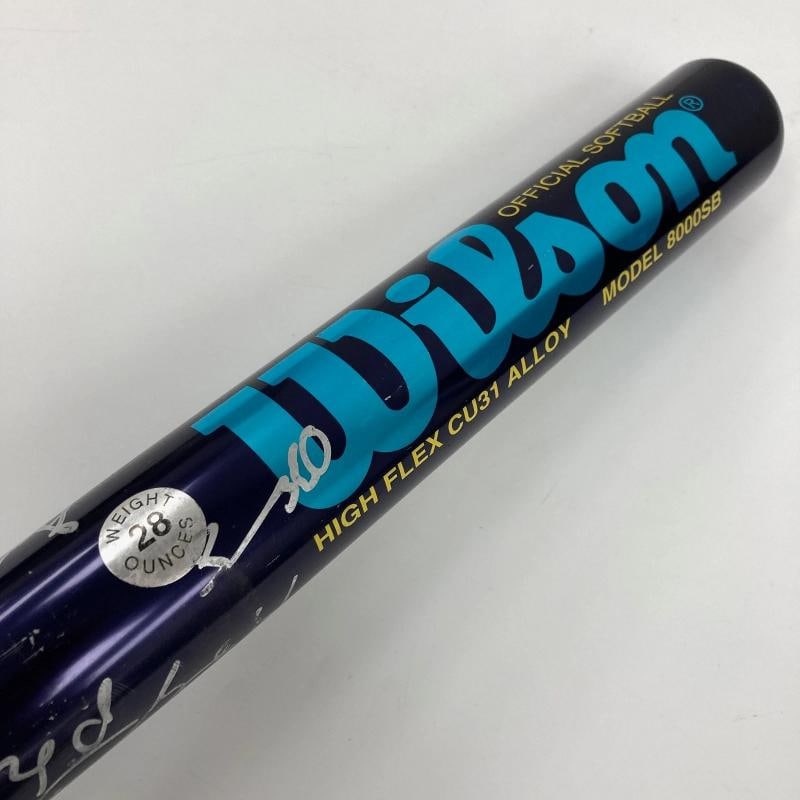 Michael Jordan 1993 Michael Jordan's Air Force Team Signed Baseball Bat Beckett - 9