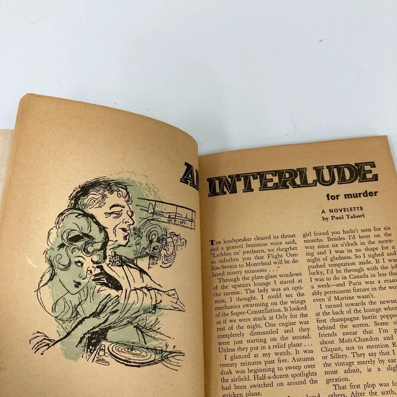 Alfred Hitchcock Signed 1958 Mystery Magazine Book JSA COA - 7