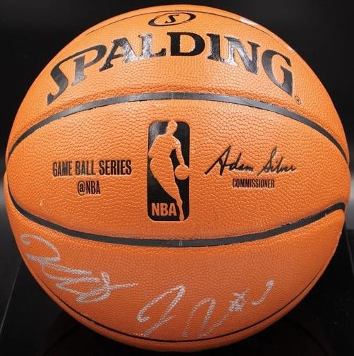Kobe Bryant Final Season 2015-16 Los Angeles Lakers Team Signed Basketball PSA - 6