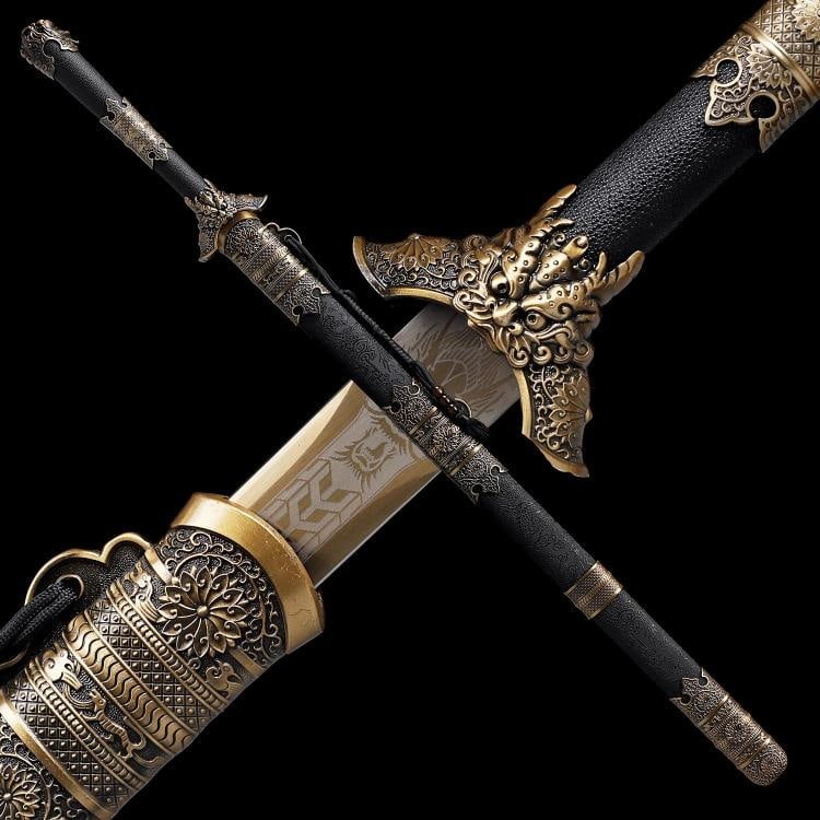 JIan Chinese WuSHU Manganese Steel Sword: Overall Length: 41.7 Inch /106Cm Nagasa Length: 28inch/72cm Handle Length: 11.8 Inch / 30 Cm . Condition: New: A brand-new, unused, unopened, undamaged item (including handmade items). See the seller'