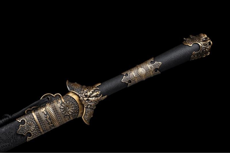 JIan Chinese WuSHU Manganese Steel Sword - 8