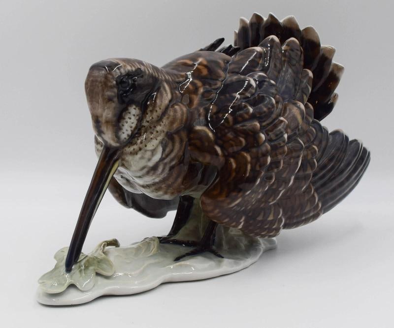 Rare Rosenthal Fritz Heindenreich Large Bird Sculpture - Circa 1950's: Measures 7 3/8" high by 4 3/4" wide by 12 1/2" long. . Condition: Used,Brand: Rosenthal,Type: Sculpture,Size: Large,Style: 1950s,Subject: Bird,Country of Origin: Germany