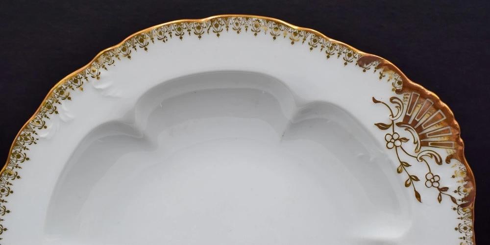 11 Limoges France Seafood Oyster Plates/Bowls, Circa 1910 - 5