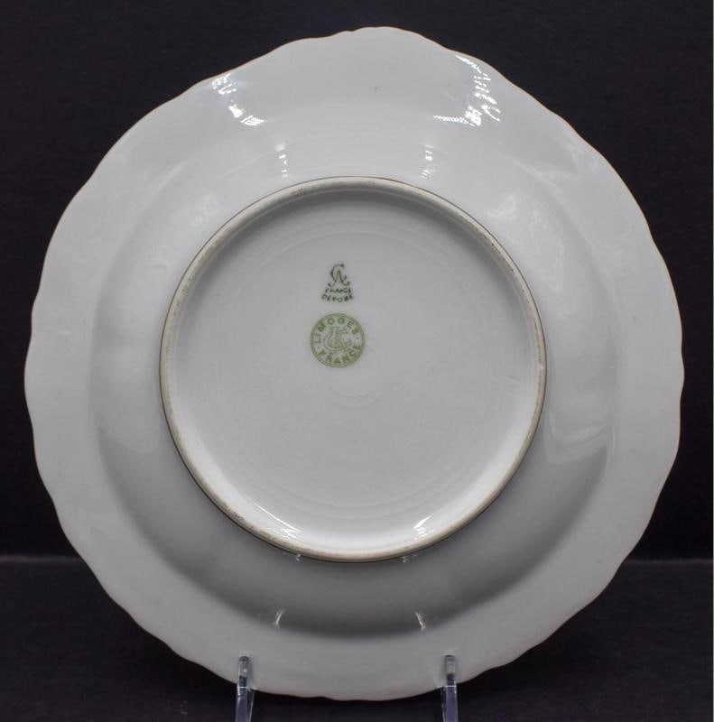 11 Limoges France Seafood Oyster Plates/Bowls, Circa 1910 - 8