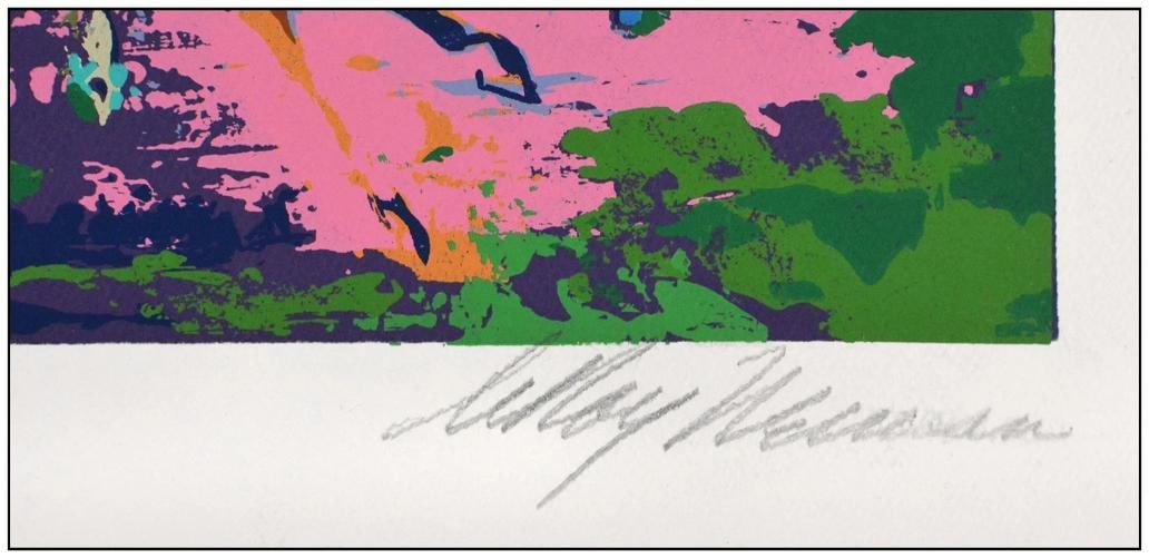 LeRoy Neiman Signed & Framed Rare Color Serigraph - 6