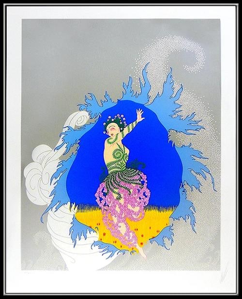 ERTE Signed Color Serigraph Framed~Edition Of /300 - 2