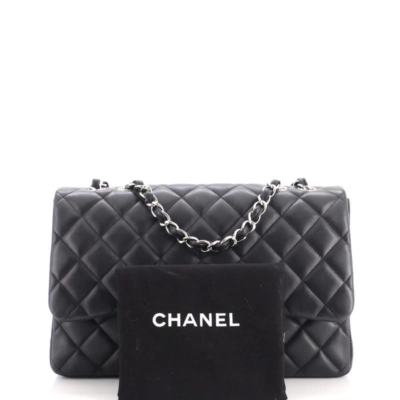 Chanel Classic Single Flap Bag Quilted Lambskin Jumbo - 2