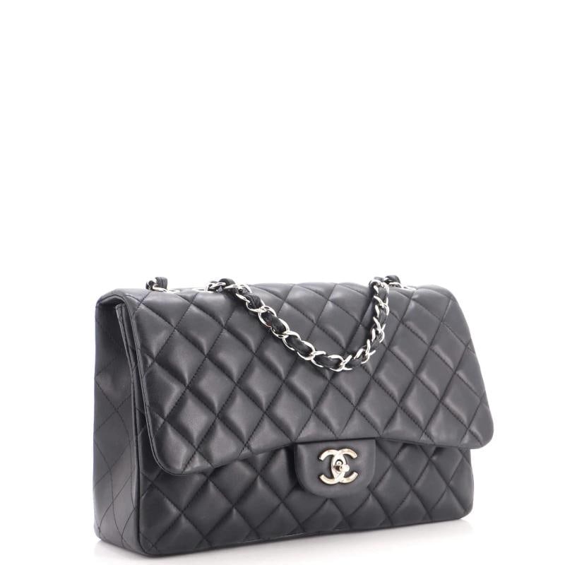 Chanel Classic Single Flap Bag Quilted Lambskin Jumbo - 3