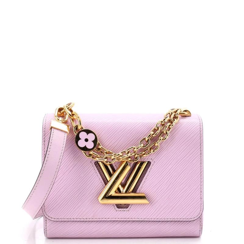 Louis Vuitton Braided Handle Twist Bag Epi Leather PM: Accessories: Extra Strap, Charms, With Strap Measurements: Height 5", Width 7.5", Depth 3". Condition: Pre-owned - Good,Brand: Louis Vuitton,Exterior Material: Leather,Style: Cross Body Bags,Exterior 
