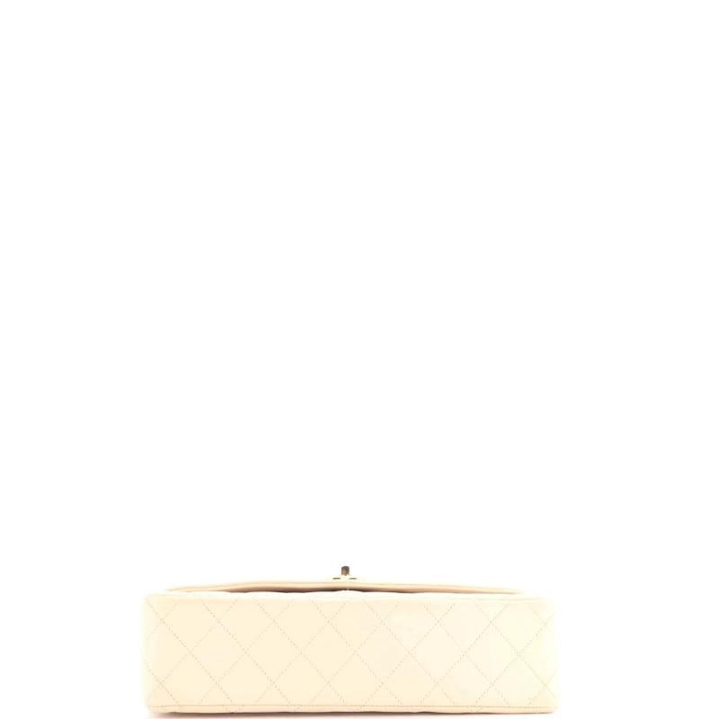 Chanel Vintage Classic Double Flap Bag Quilted Lambskin Medium - 4