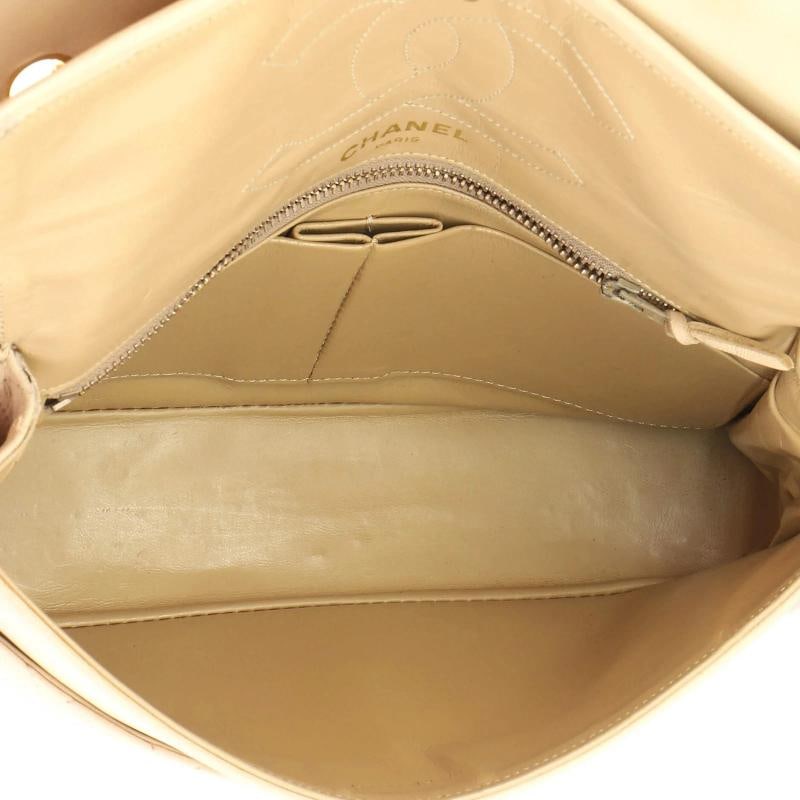 Chanel Vintage Classic Double Flap Bag Quilted Lambskin Medium - 5
