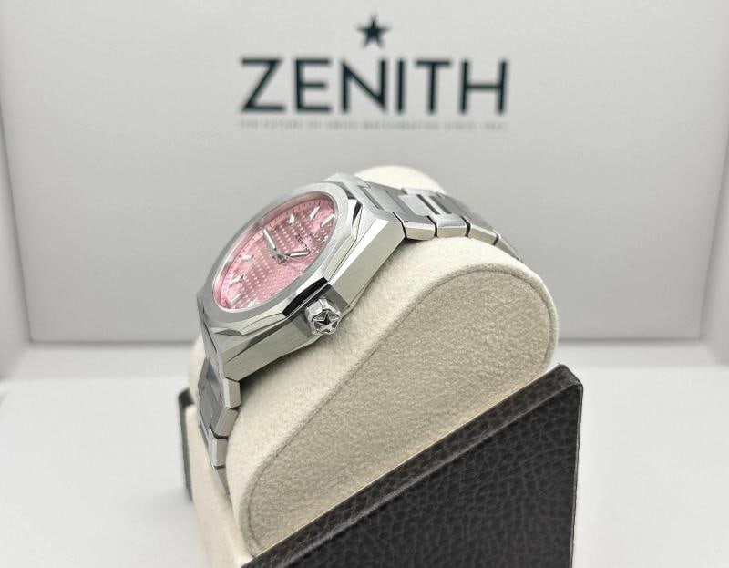 Zenith Defy Skyline Pink Dial 03.9400.670/18.I001 36mm Steel Box Booklet - 5