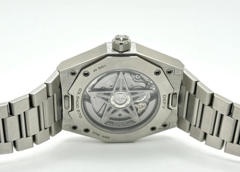 Zenith Defy Skyline Pink Dial 03.9400.670/18.I001 36mm Steel Box Booklet - 6