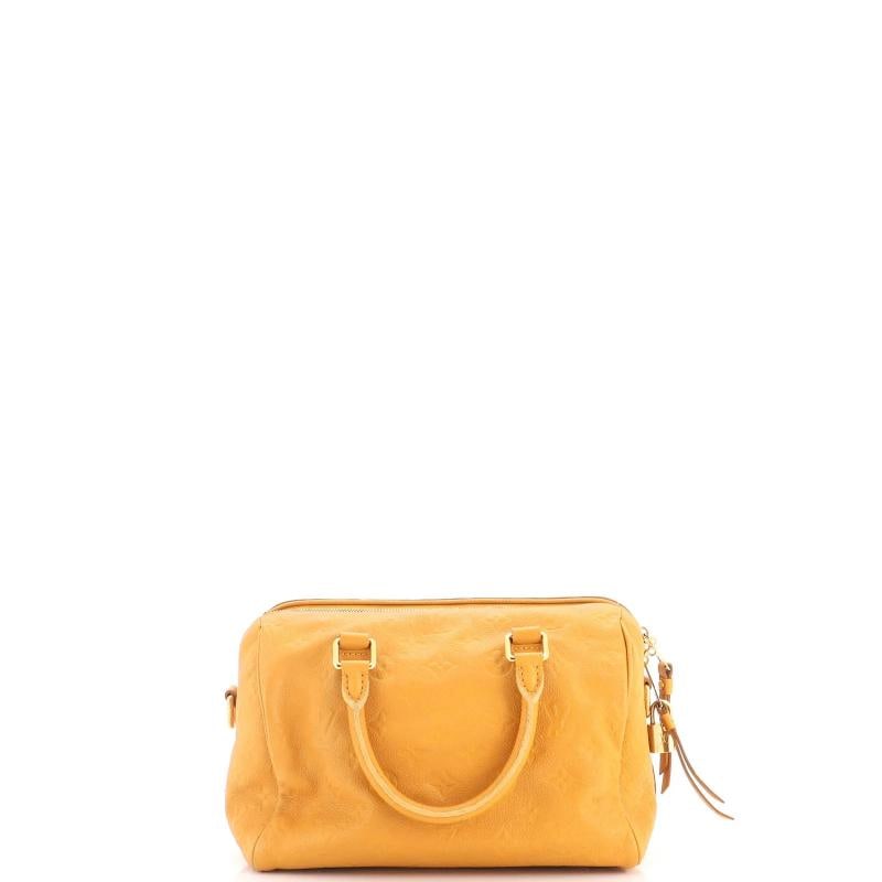 Louis Vuitton Speedy Bandouliere Bag Monogram Empreinte Leather 25 - 3