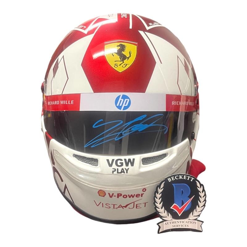 Charles Leclerc Signed 1:1 Full Size F1 Helmet 2024 Monaco Ferarri Beckett BAS: Country of Origin: Monaco,Sport: Racing-Formula 1,Player: Charles Leclerc,Signed: Yes,Original/Reprint: Original,Autograph Authentication: Beckett Authentication Services (BAS),Product: Helmet,Event/T