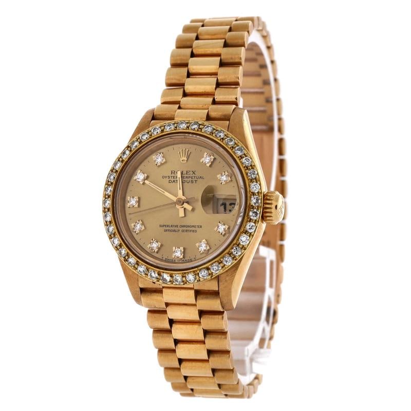 Rolex Oyster Perpetual President Datejust Automatic Watch Yellow Gold - 3