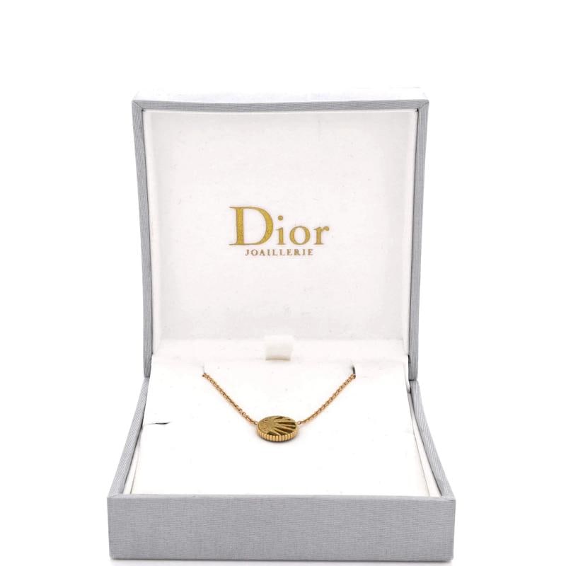 Christian Dior Rose Celeste Pendant Necklace 18K Yellow Gold and 18K White Gold - 2