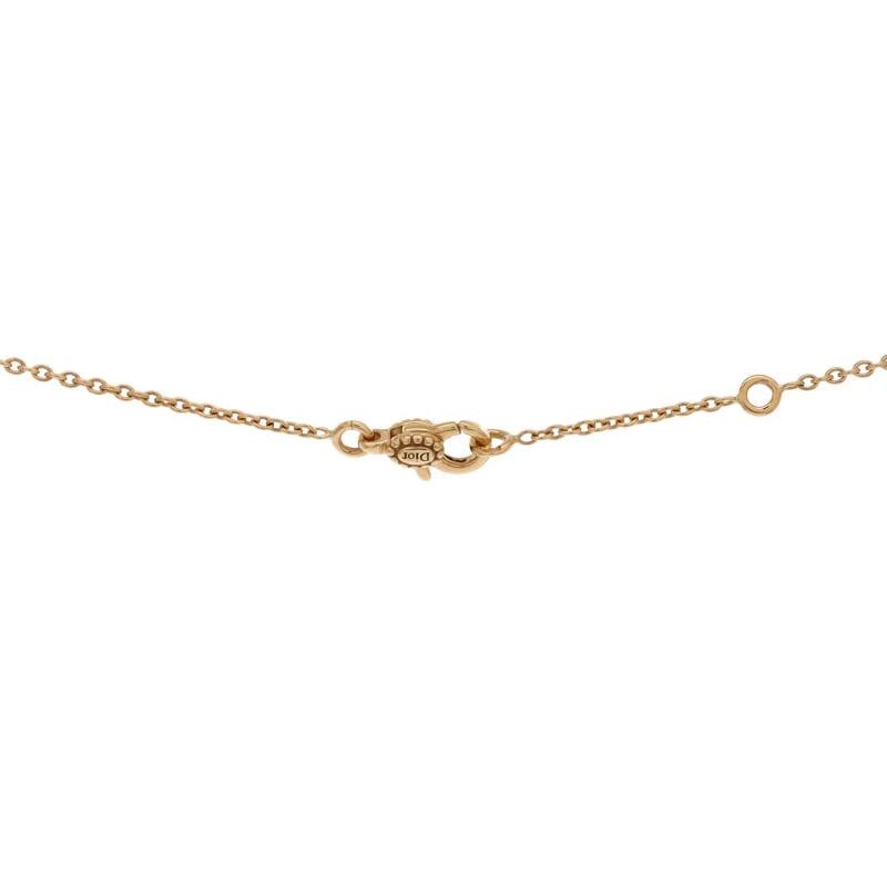 Christian Dior Rose Celeste Pendant Necklace 18K Yellow Gold and 18K White Gold - 4