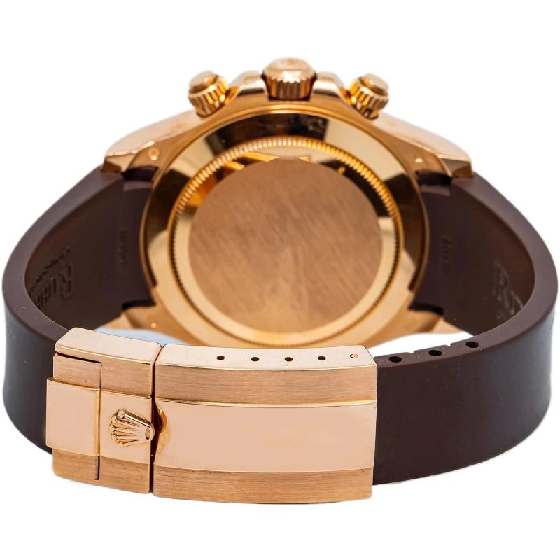 Rolex Daytona 116515 Aftermarket Strap Rose Gold Chocolate Arabic 40mm - 5