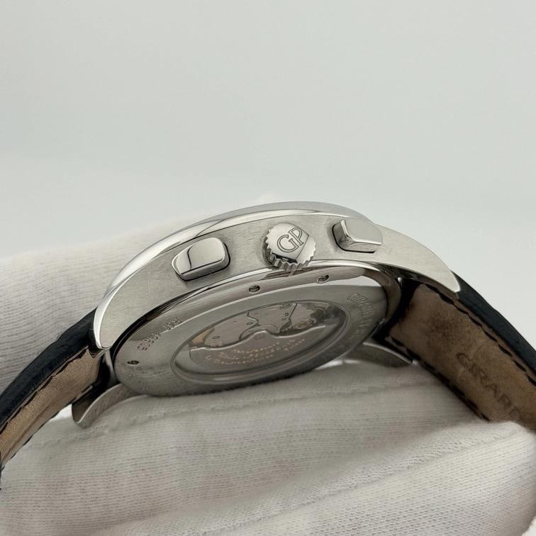 Girard Perregaux World Time Chrono WW.TC 49805 43mm White Dial Steel Box Paper - 11