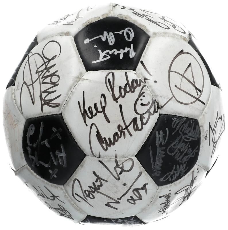 Donald Trump & Kanye West Celebrity Multi Signed Soccer Ball 30+ Sigs JSA COA - 5