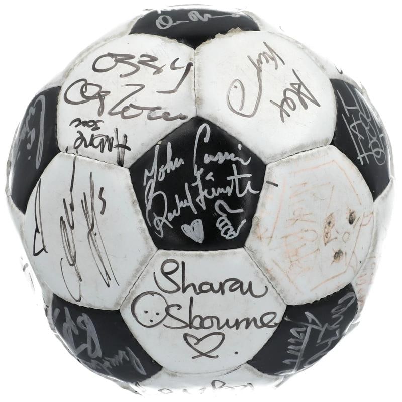 Donald Trump & Kanye West Celebrity Multi Signed Soccer Ball 30+ Sigs JSA COA - 7