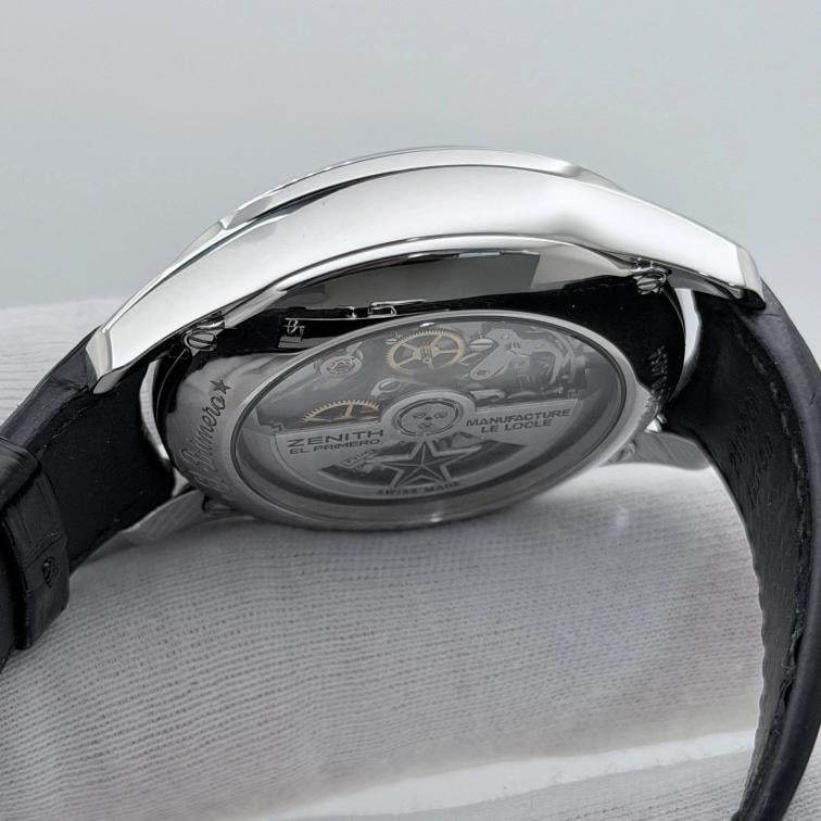 Zenith El Primero Winsor Annual Calendar 03.2070.4054 42mm Blue Dial Steel - 11