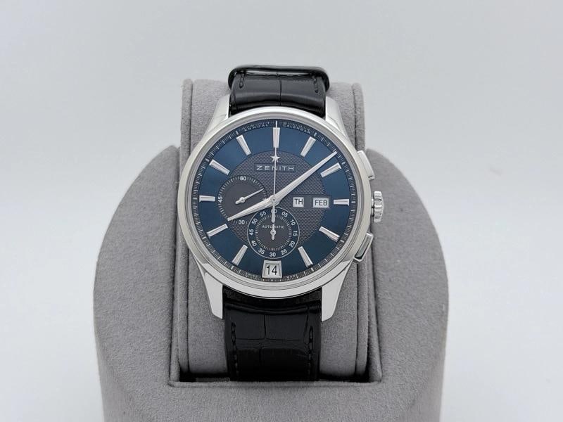 Zenith El Primero Winsor Annual Calendar 03.2070.4054 42mm Blue Dial Steel - 5