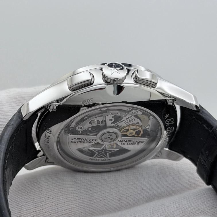 Zenith El Primero Winsor Annual Calendar 03.2070.4054 42mm Blue Dial Steel - 6