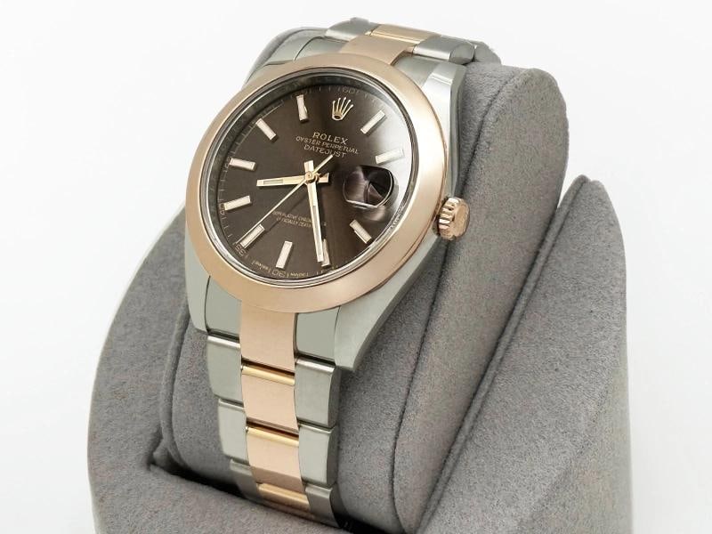 Rolex Datejust 41 126301 Chocolate Dial 18k Rose Gold Stainless Steel Box Paper - 4
