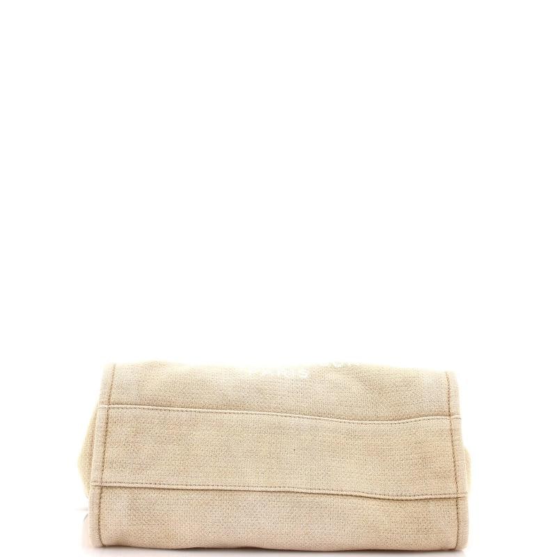 Chanel Deauville Tote Raffia Small - 4