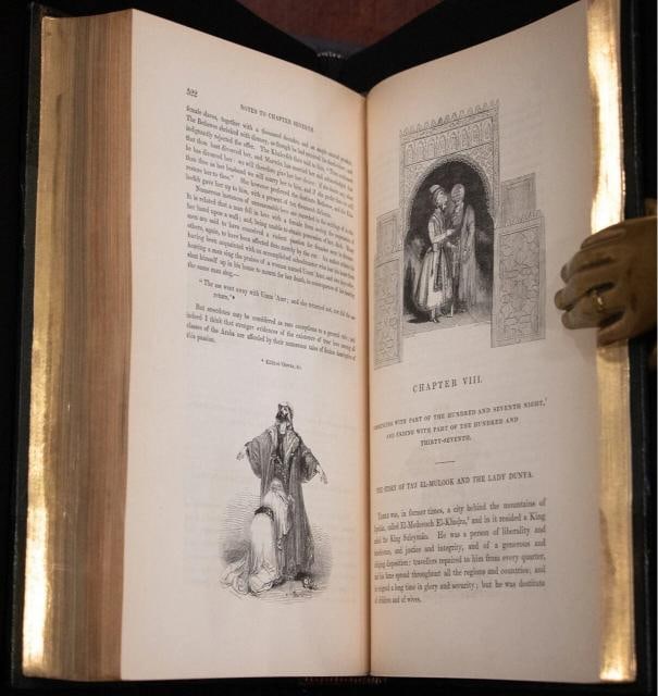 1839 Thousand and One Nights Arabian Nights 1st Edition Fine Leather Illustrated - 11
