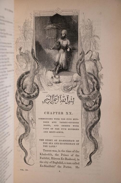 1839 Thousand and One Nights Arabian Nights 1st Edition Fine Leather Illustrated - 18